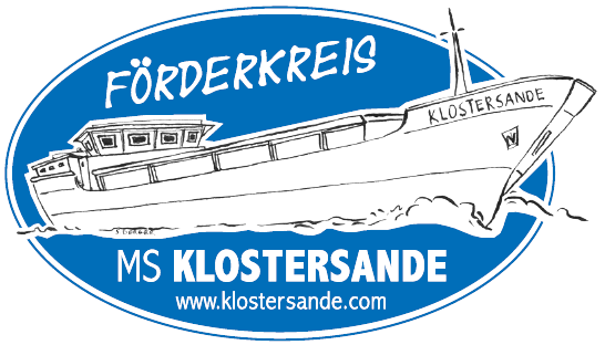 logo klostersande weiss